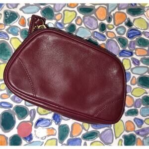 Coach Vintage Burgundy Leather Coin Purse NWOT